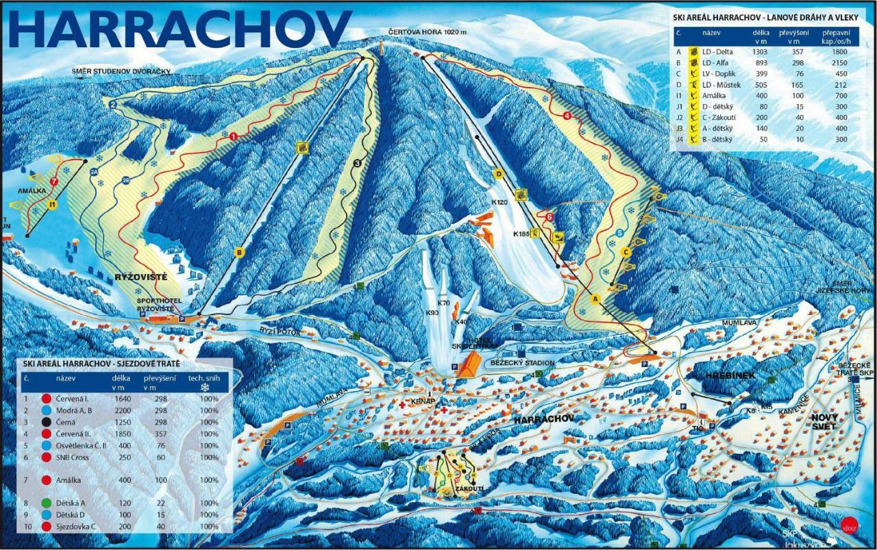 Harrachov Resident Apartments "Terrace & Chill" - High Speed Wifi, Smart Tv, Netflix, Disney Plus Екстер'єр фото